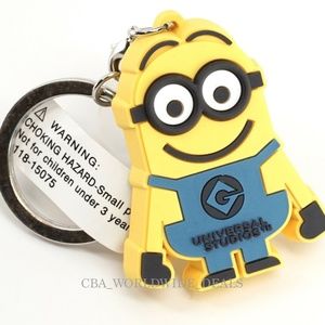 Universal Studios Despicable Me Minion Dave Suction Cup Keychain